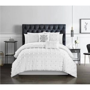 Queen 5pc Atisa Comforter Set White - Chic
Home Design new